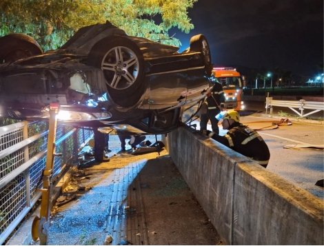Homem morre em capotamento na SC-401