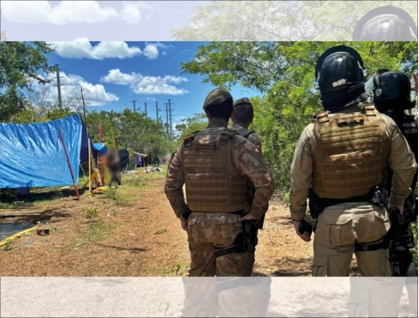 Ação da Polícia Militar impede invasão de terra em Florianópolis