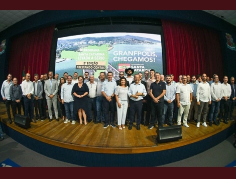 Prefeito de Florianópolis participa do lançamento do programa estadual de prestação de contas 