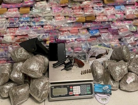 Mais de 180 quilos de entorpecentes e arma de fogo são apreendidos no Pantanal